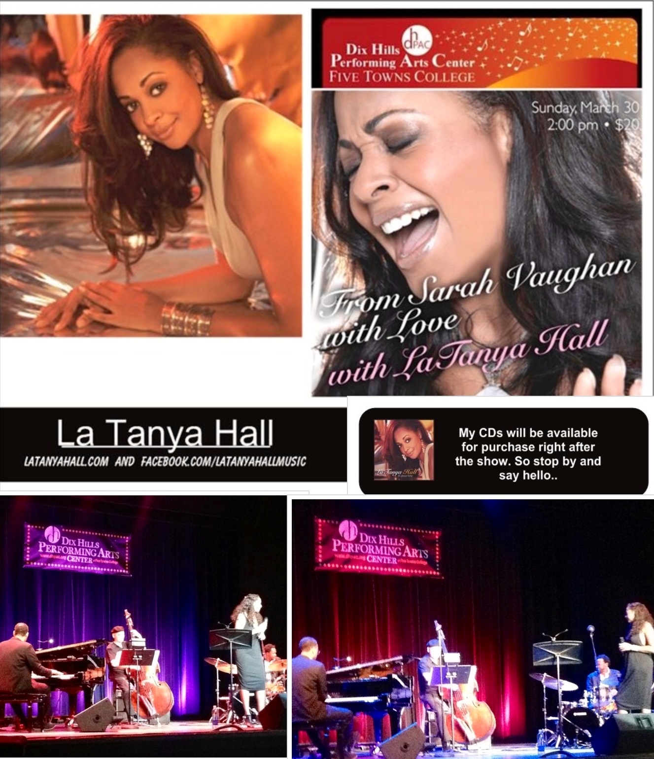 LA TANYA HALL PERFORMS “FROM SARAH VAUGHAN, WITH LOVE” mar 30 2014