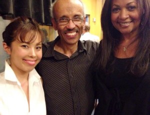 With a fellow teacher and longtime friend,  Richard Harper and student/performer Kazue Kazami
